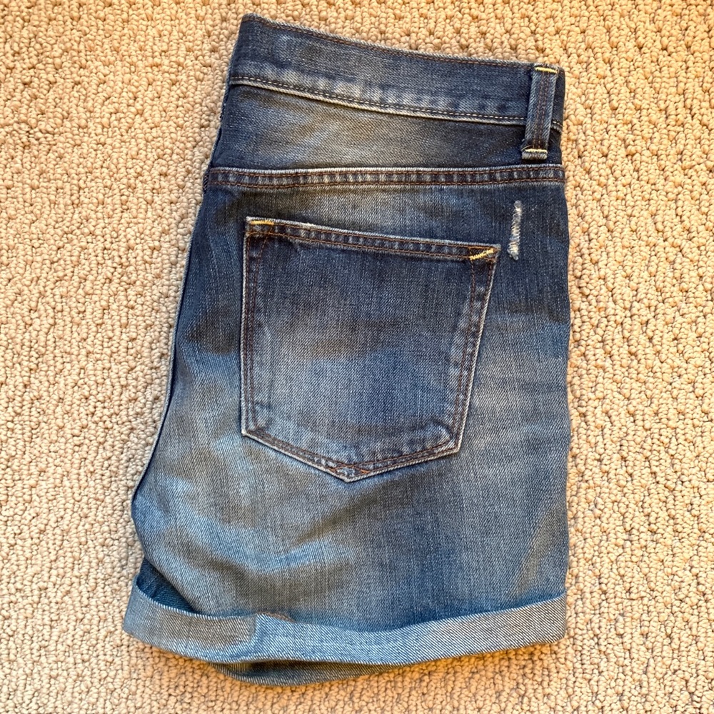 Relaxed Boyfriend Denim Shorts - Picture 2 of 4